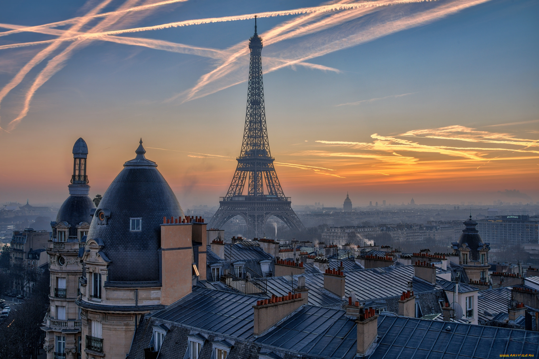 Рассвет в Париже